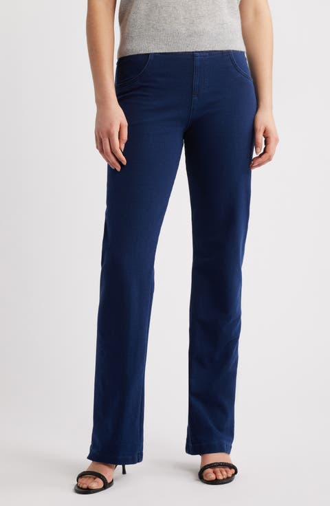 Game Changing High Waist Straight Leg Denim Leggings