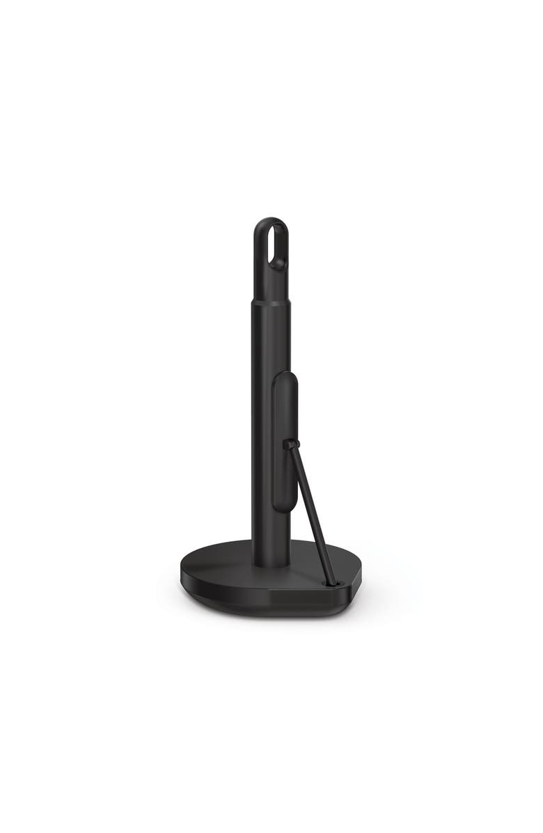 simplehuman tension arm paper towel holder, Alternate, color, Matte Black