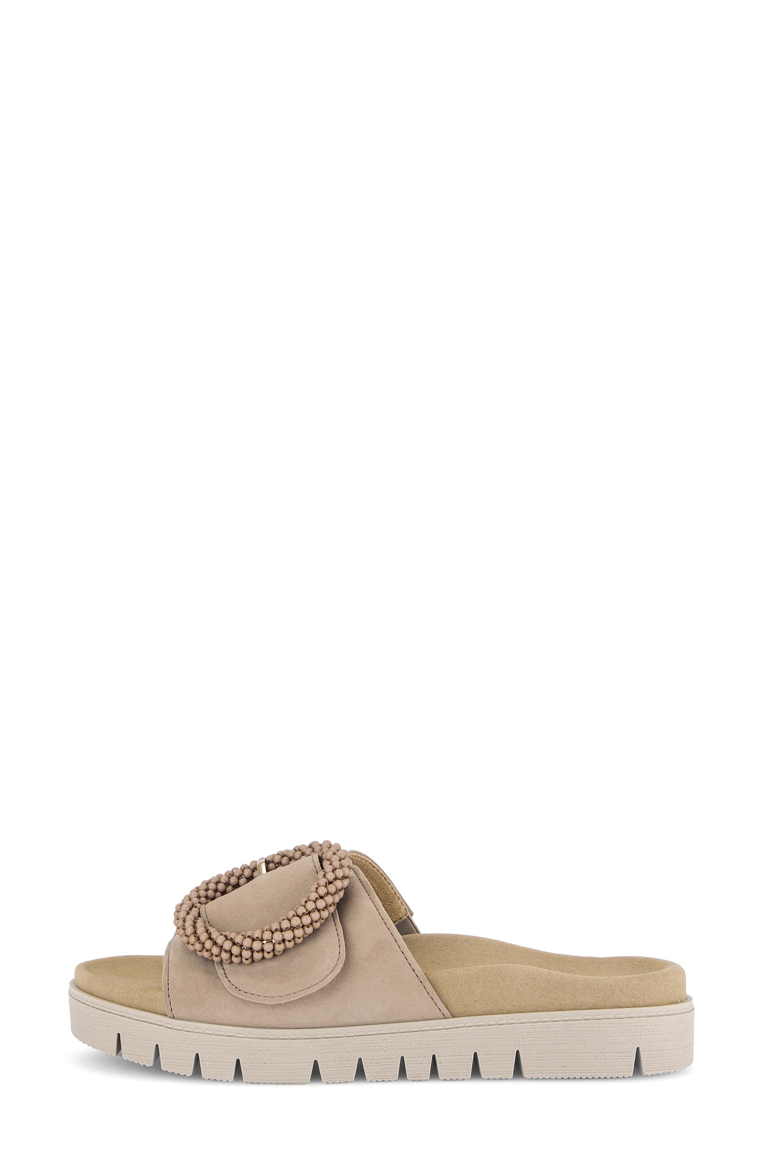 Gabor Slide Sandal, Alternate, color, Camel