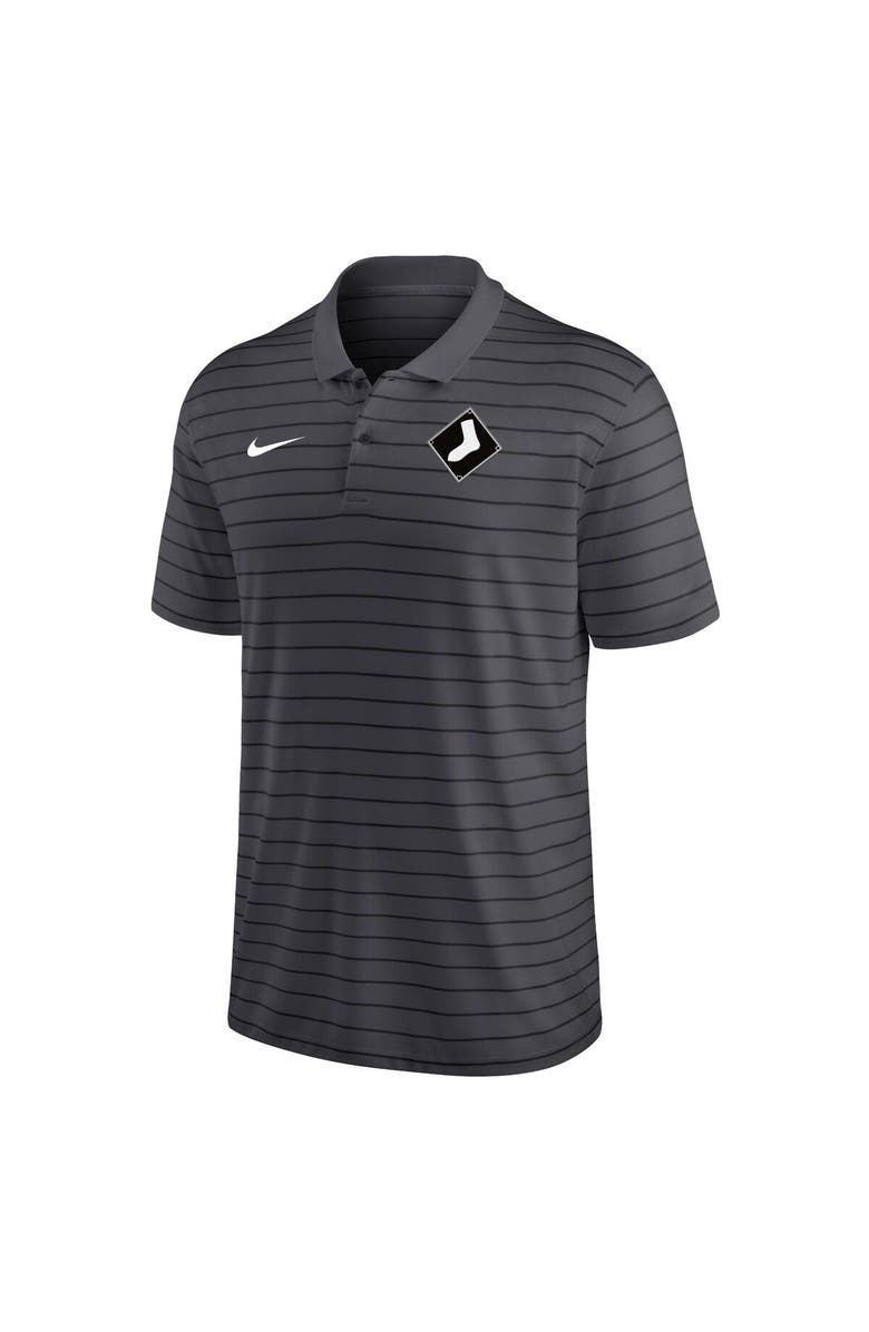 Nike Men's Nike Charcoal Chicago White Sox City Connect Victory Performance Polo, Alternate, color,
