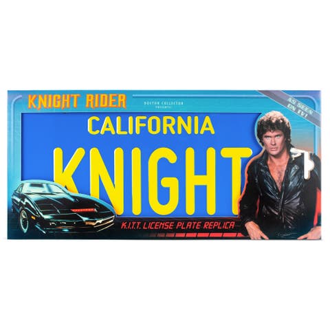 Knight Rider License Plate