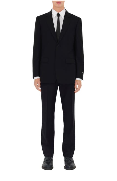 Wool Mohair Tailored Trousers