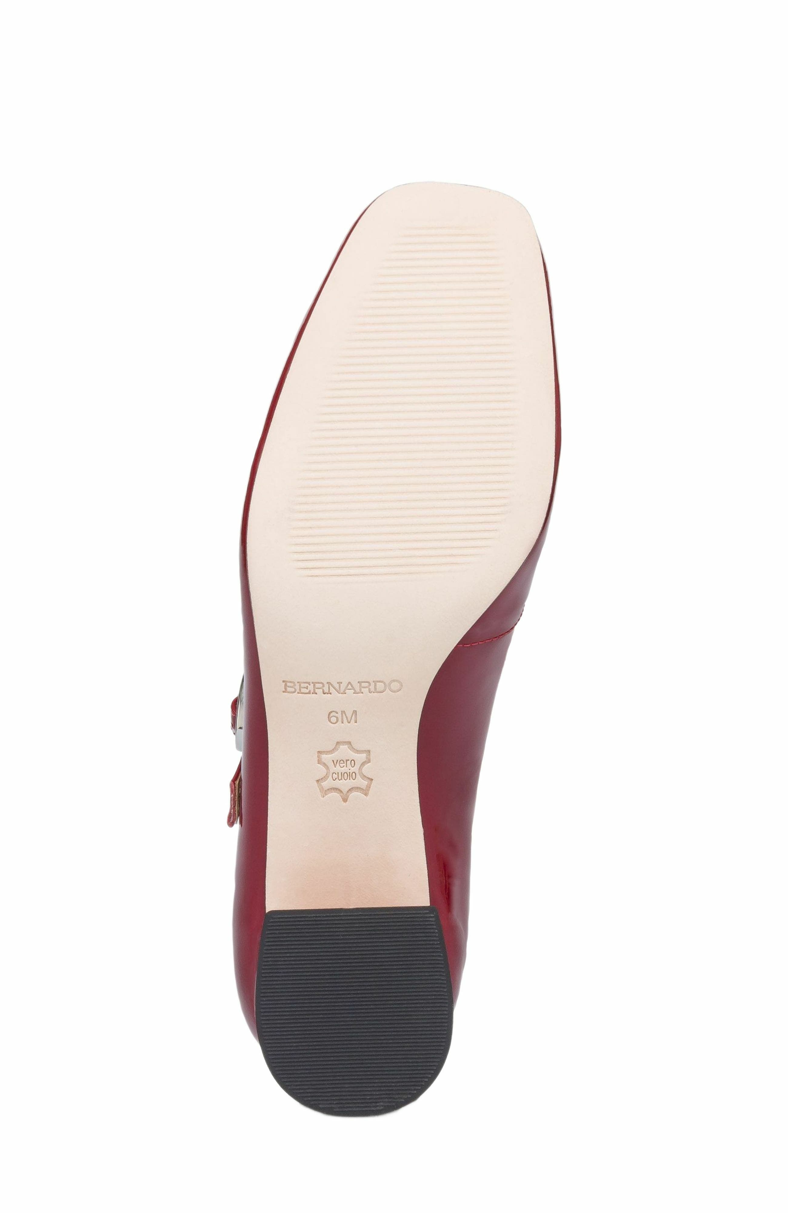 Ancona Block Heel Mary Jane, Alternate, color, DARK RED