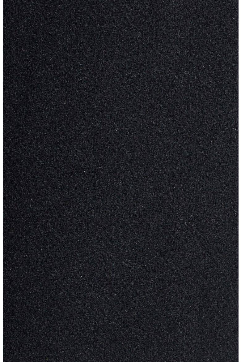 Wool Blend Duffle Coat, Alternate, color, BLACK