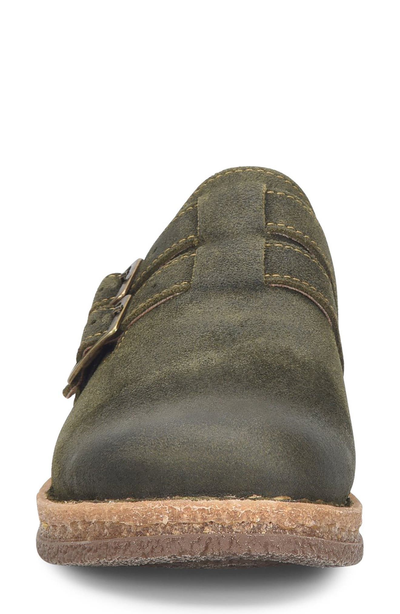 Cort Distressed Clog, Alternate, color, GREEN DISTRESSED