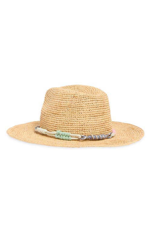 Scala Crochet Raffia Hat