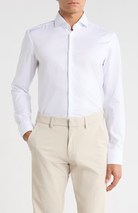 Hank Kent Slim Fit Cotton Dress Shirt
