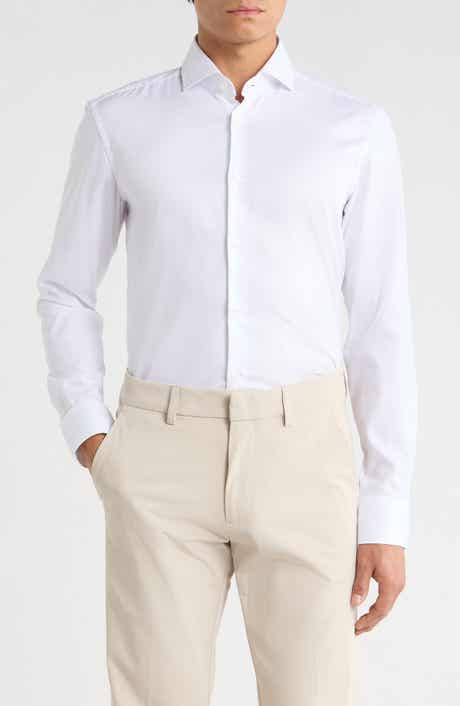 BOSS Hank Kent Slim Fit Cotton Dress Shirt