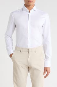 BOSS Hank Kent Slim Fit Cotton Dress Shirt