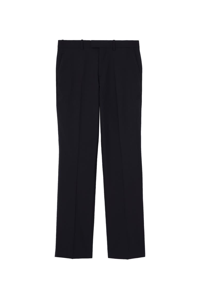 Wool Sloane Tailored Trousers, Main, color, Navy