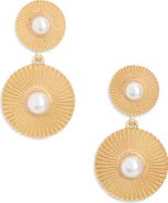 Tasha Faux Pearl Drop Earrings