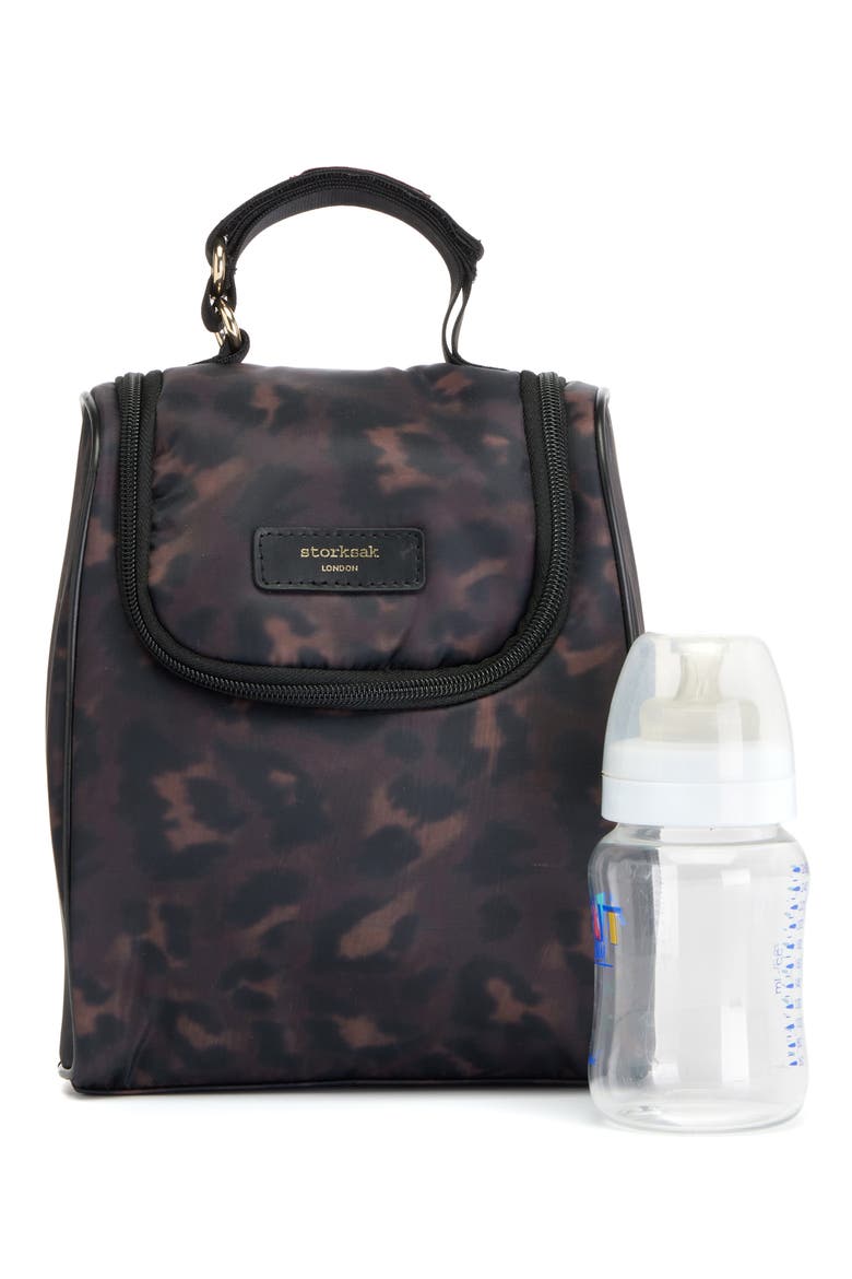 Alyssa Water Resistant Convertible Diaper Backpack, Alternate, color, LEOPARD
