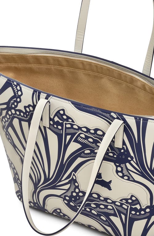 Radley Under The Sea Large Open Top Tote Bag In Gray