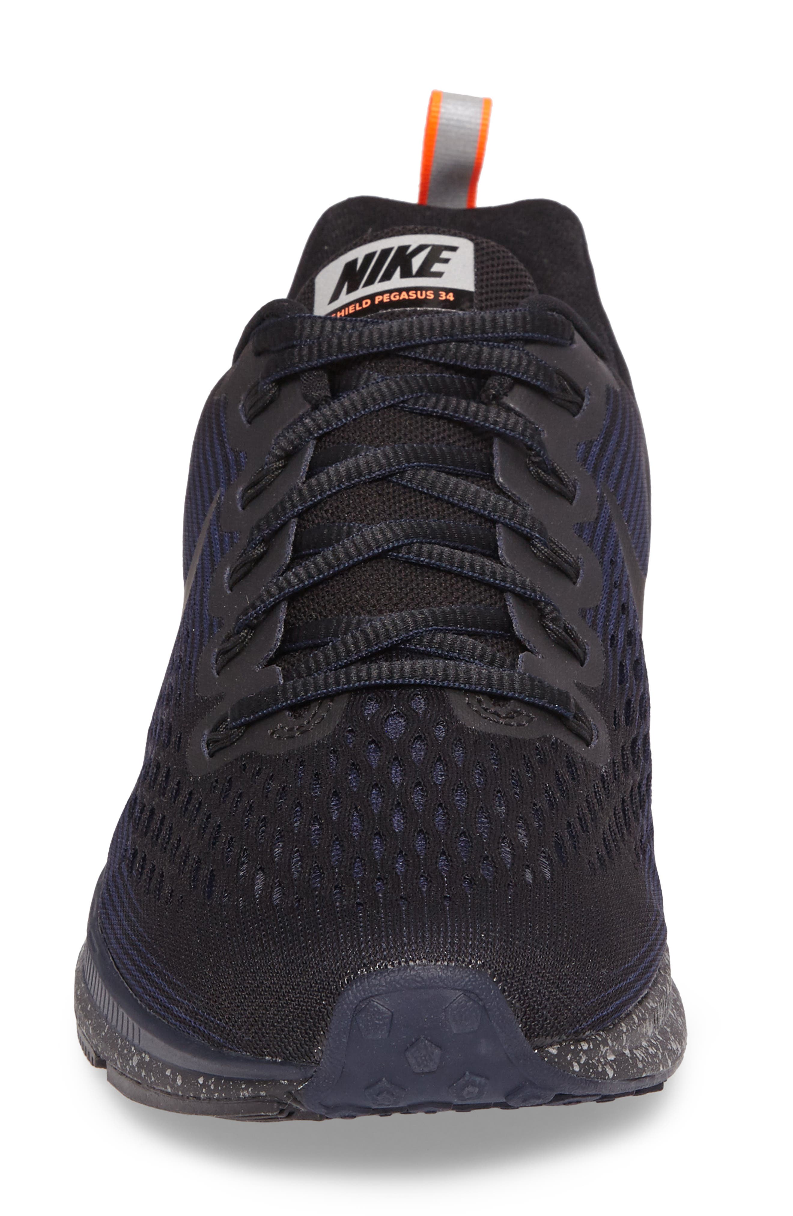 Nike Air Zoom Pegasus 34 Shield Running Shoe, Alternate, color, 