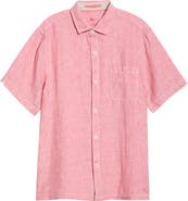 Tommy Bahama Paradise Breezer Short Sleeve Linen Button-Up Shirt