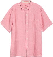 Tommy Bahama Paradise Breezer Short Sleeve Linen Button-Up Shirt