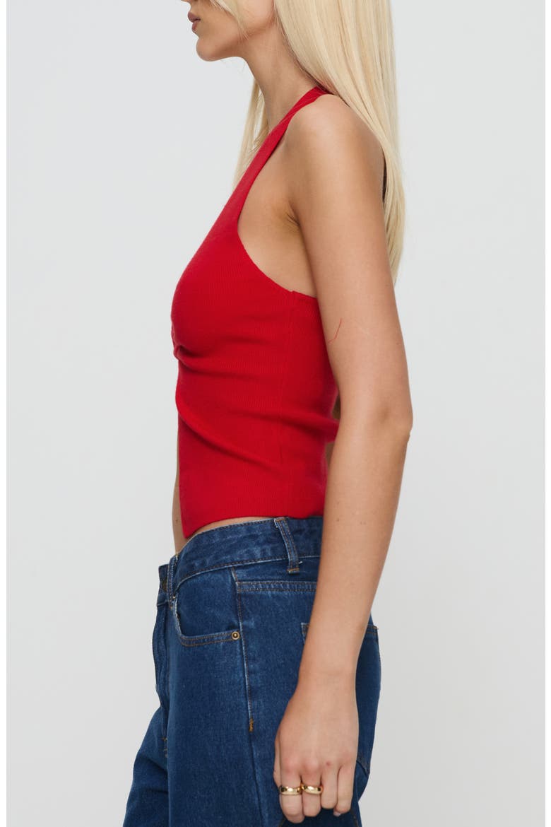 Kingley Halter Top, Alternate, color, RED