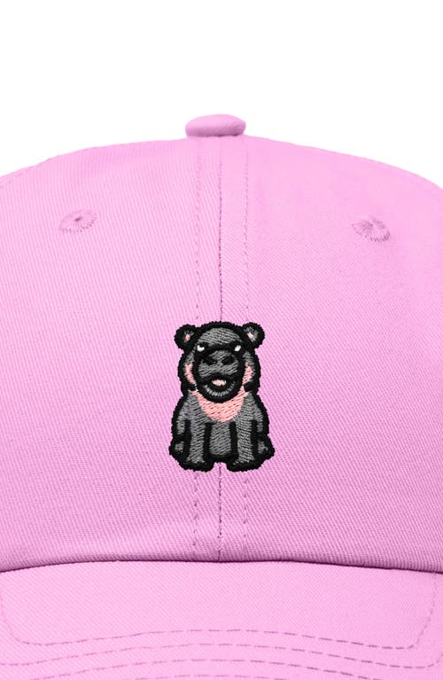DALIX DALIX HIPPO EMBROIDERED ADJUSTABLE HAT