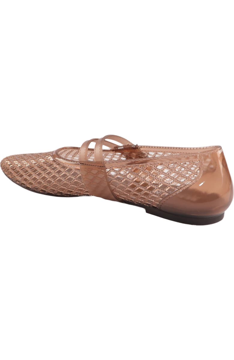 Reaction Kenneth Cole Malibu Mesh Mary Jane Flat, Alternate, color, Chocolate