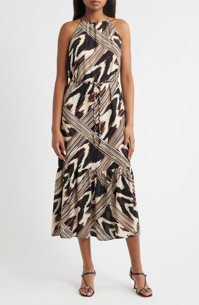 Anne Klein Patio Halter Dress, Main, color, 