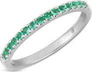 Bony Levy El Mar Emerald Stacking Ring