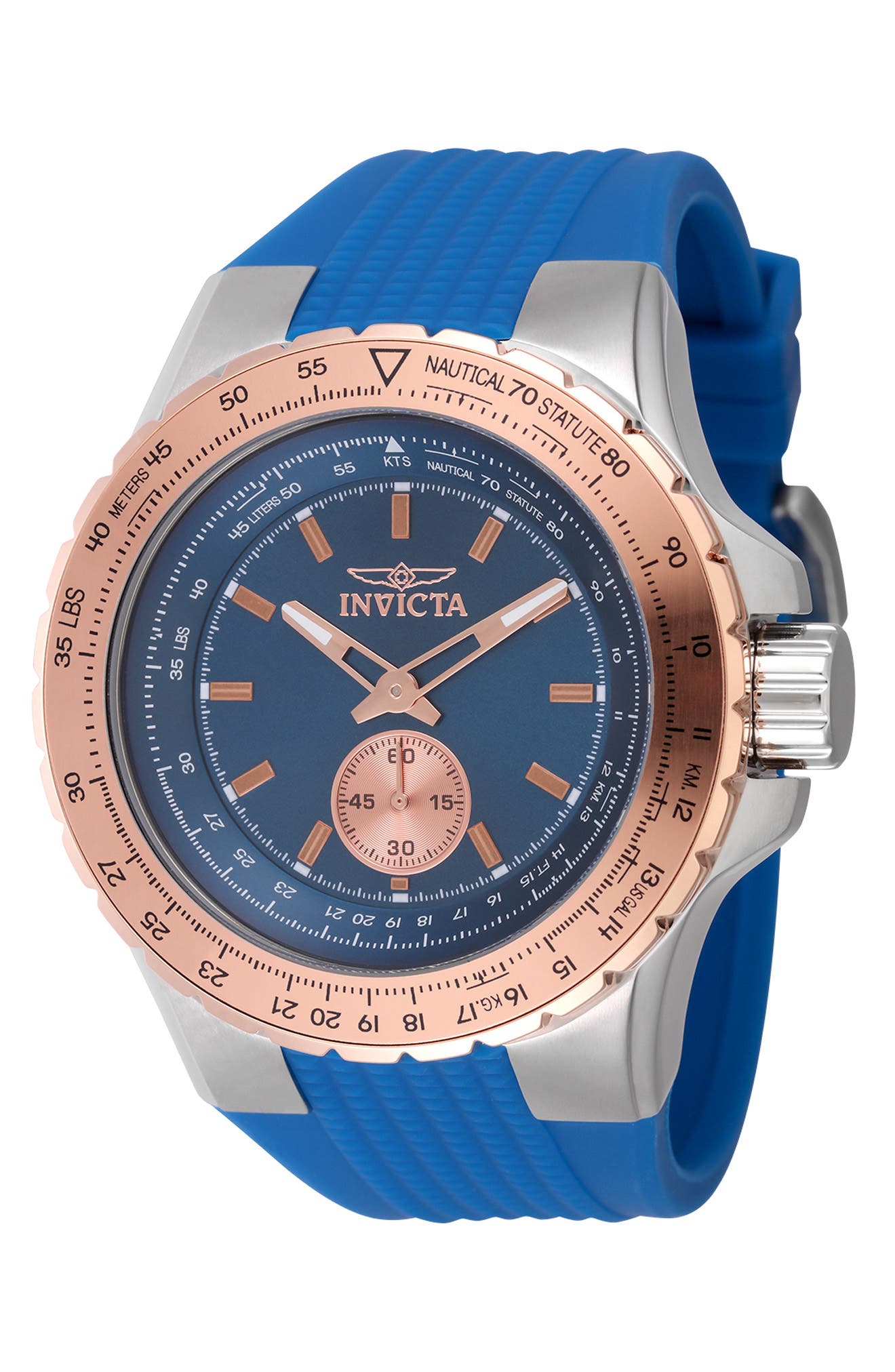 BLUE/ROSE GOLD
