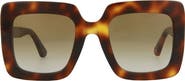 Gucci 53mm Square Sunglasses