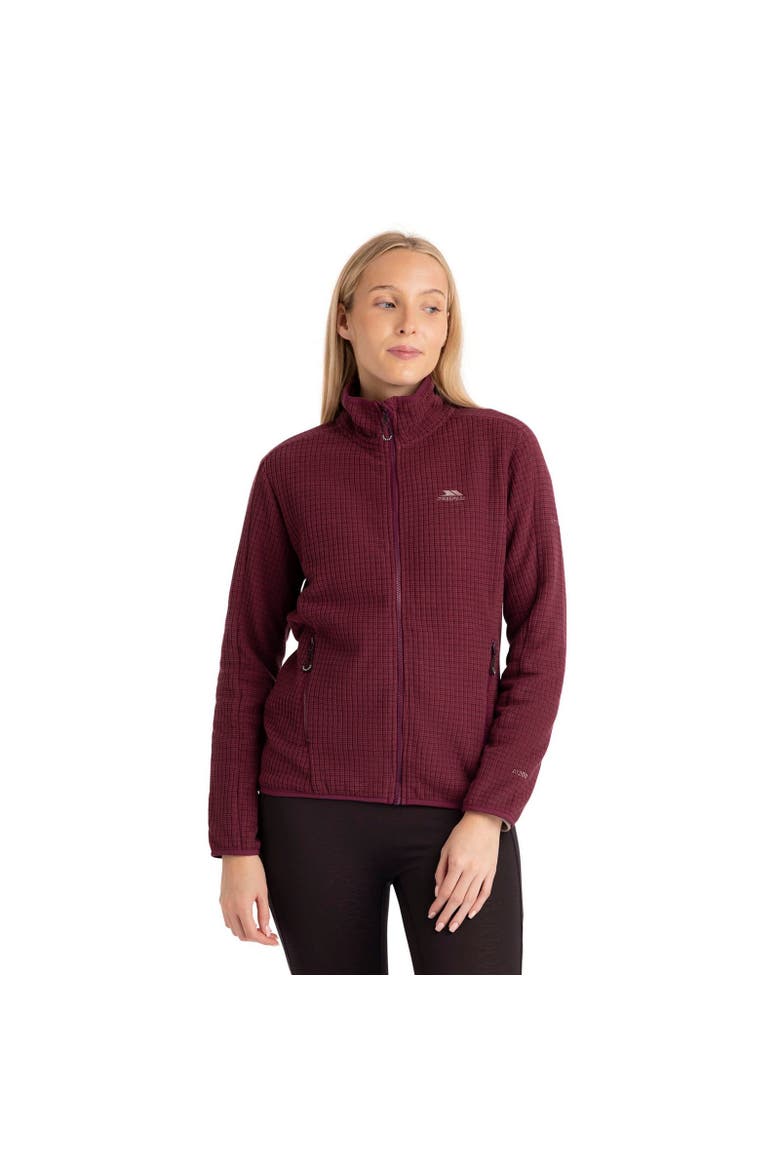 Celia Fleece Jacket, Alternate, color, Shiraz