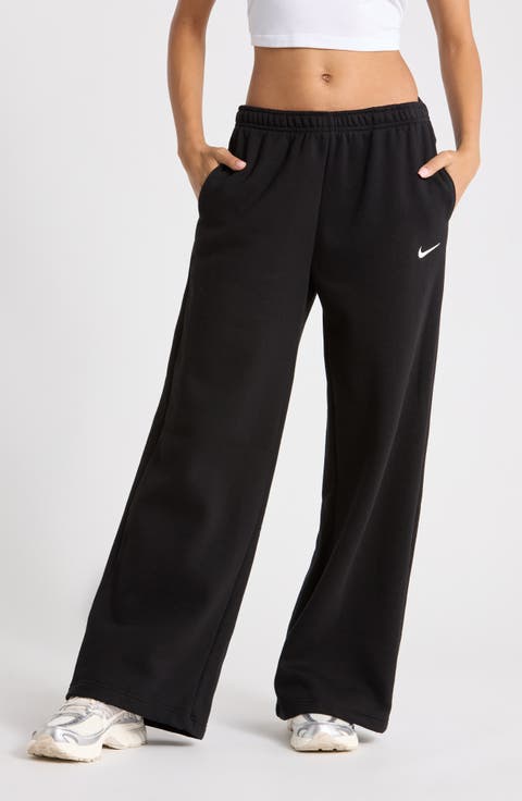 Studio Fleece Wide Leg Sweatpants