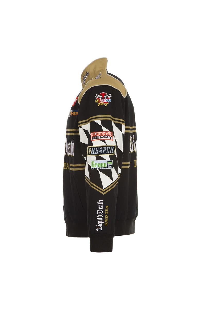 JH DESIGN Men's JH Design Black NASCAR Liquid Death Full-Snap Twill Uniform Jacket, Alternate, color, Black