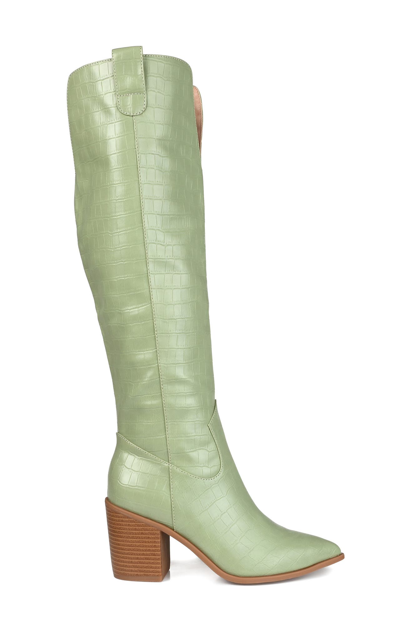 Foam Therese Boots, Alternate, color, GREEN