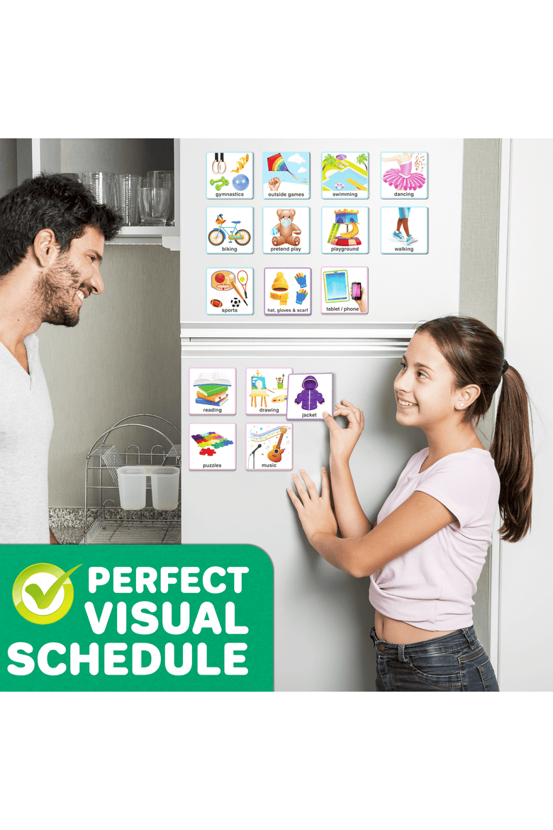 Magnetic Chore Chart for Kids - Visual Responsibility and Behavior Board for Children, Toddlers, and Teens, Alternate, color, Adhd