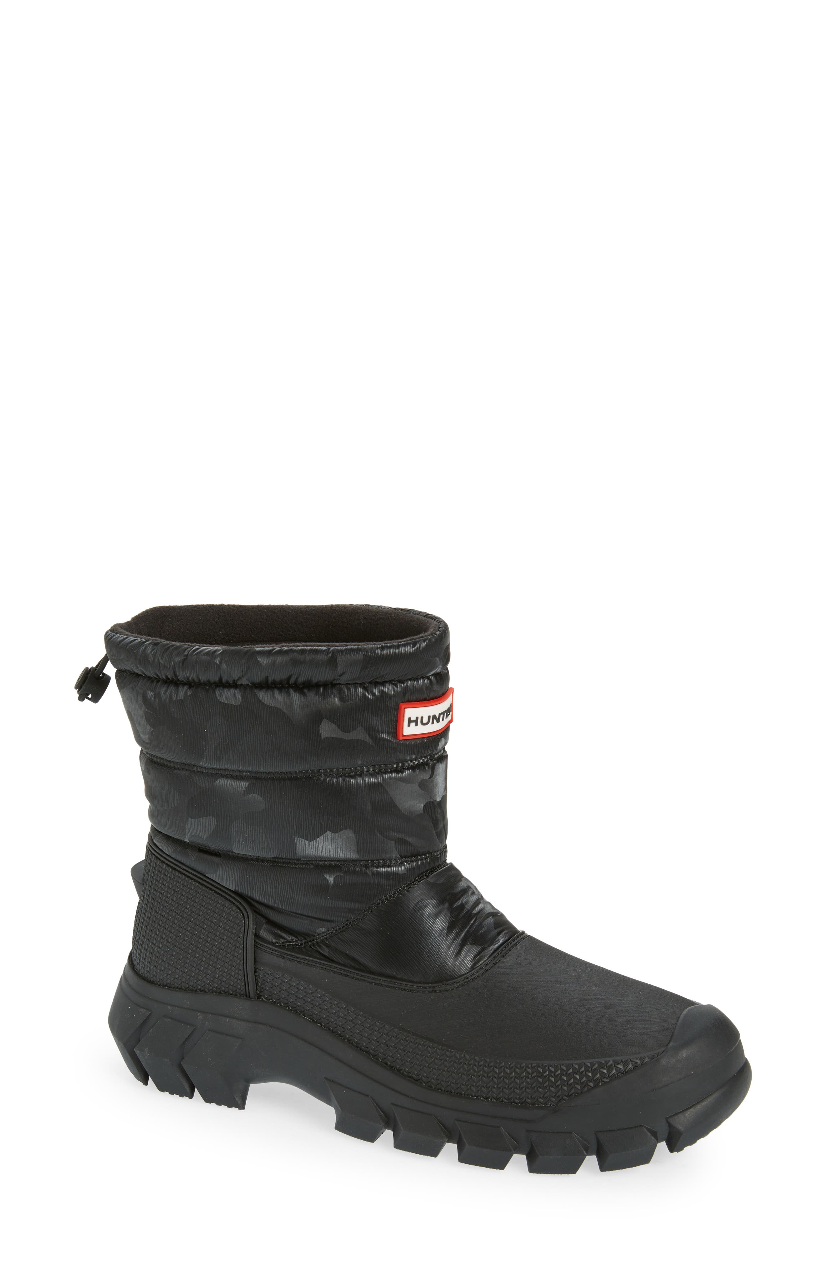 Hunter Intrepid Camo Waterproof Snow Boot, Main, color, 