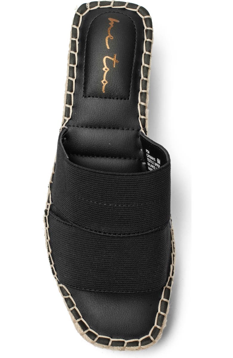 Me Too Caymen Espadrille Platform Wedge Slide Sandal, Alternate, color,