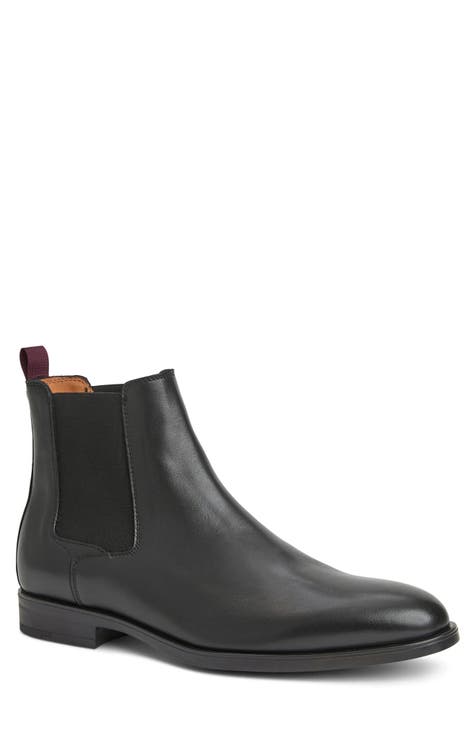 Cheap leather chelsea boots on sale