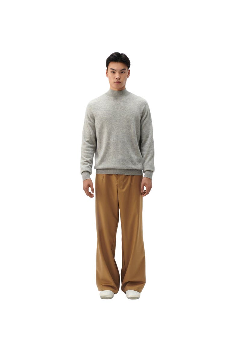 Essential Mock Neck Cashmere Sweater, Main, color, dawn blue