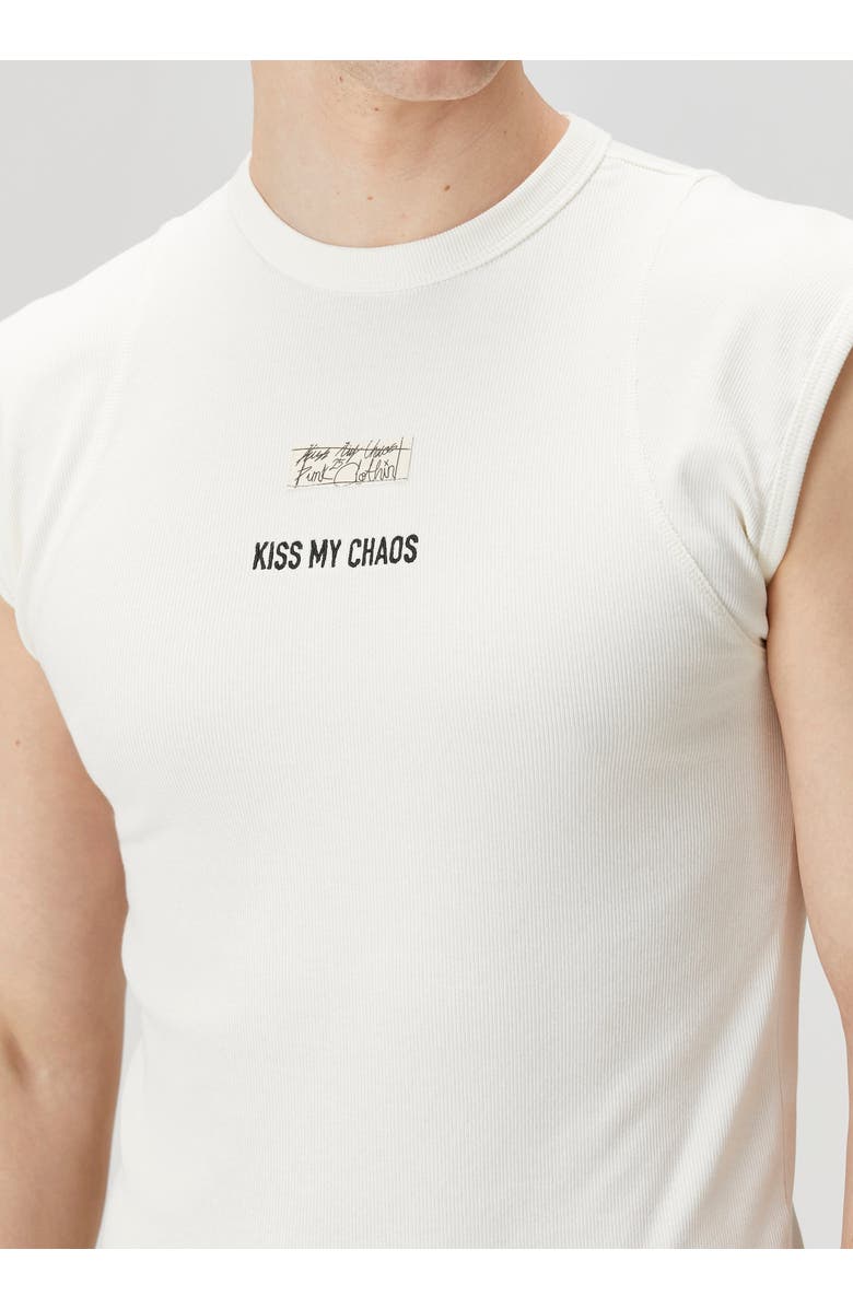 PCFG Cotton Rib Tank Top With Patch, Alternate, color, White