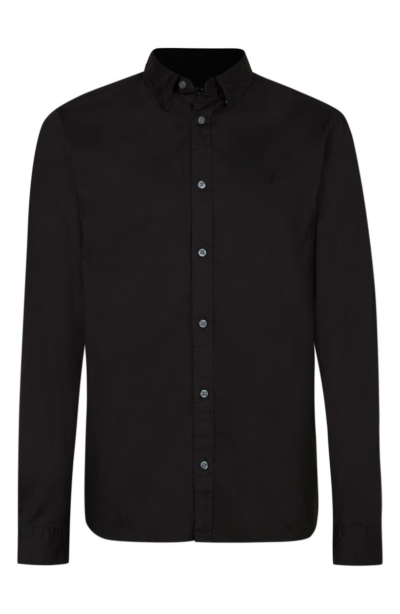 AllSaints Hawthorne Slim Fit Button-Up Shirt, Alternate, color, 
