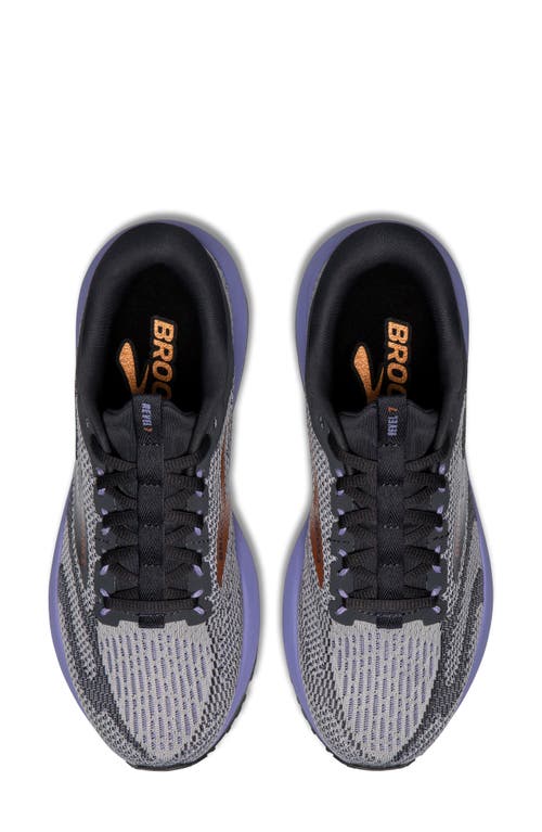 Brooks Revel 7 Hybrid Running Shoe In Sweet Lavender/ebony/alloy