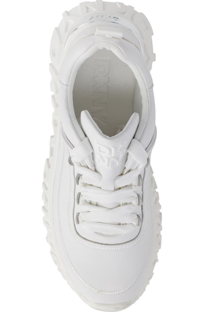 DKNY Lacombe Platform Sneaker, Alternate, color, White