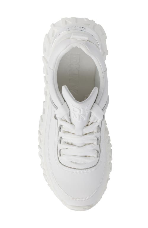Shop Dkny Lacombe Platform Sneaker In White