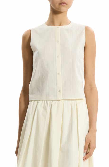 Button-Up Organic Cotton Top