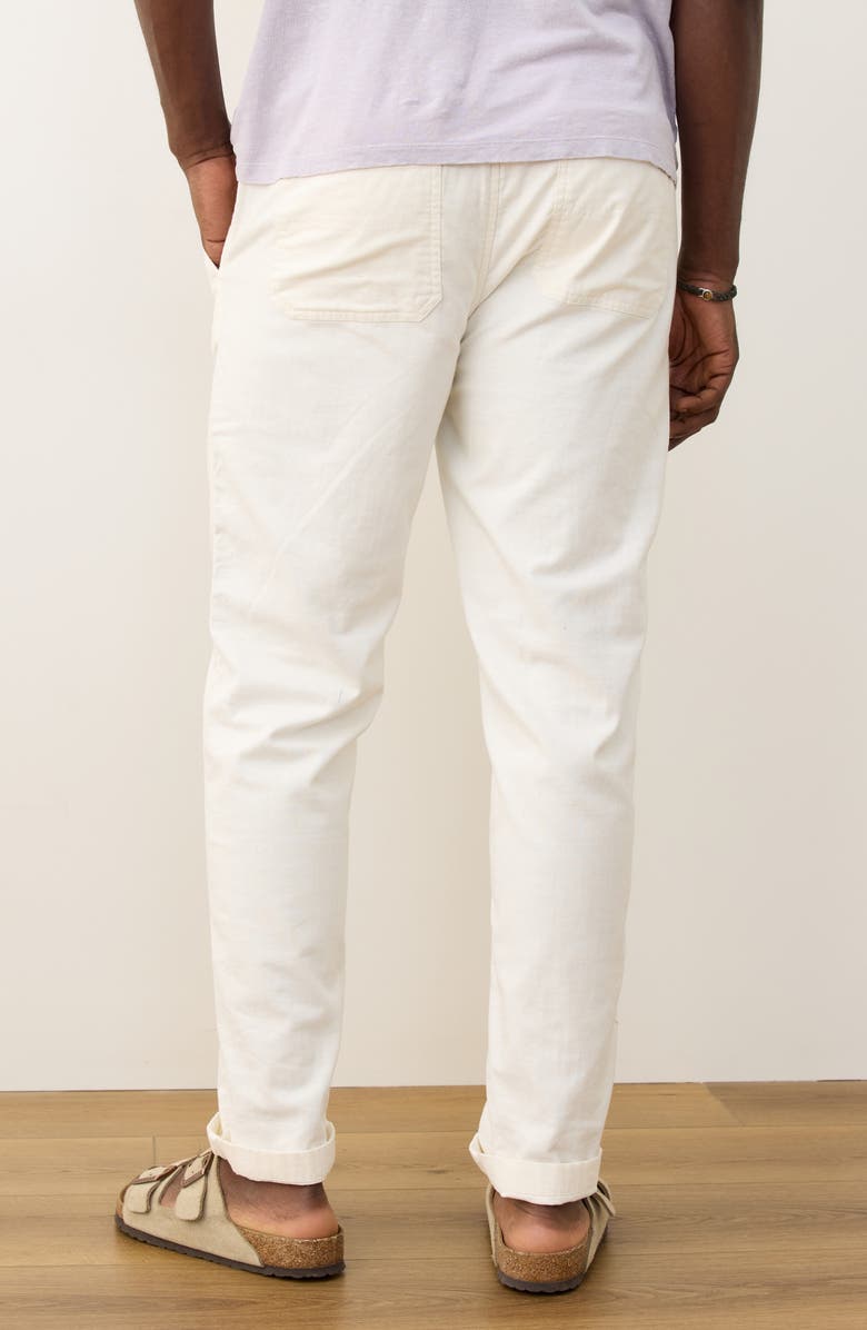 Marine Layer Saturday Stretch Cotton Beach Pants, Alternate, color, White