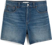 Madewell The Perfect Vintage High Waist Mid Length Denim Shorts