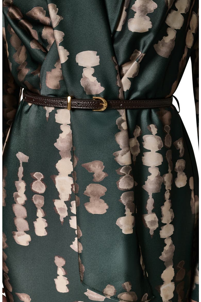 Belted Long Sleeve Dress, Alternate, color, BLACK FOREST