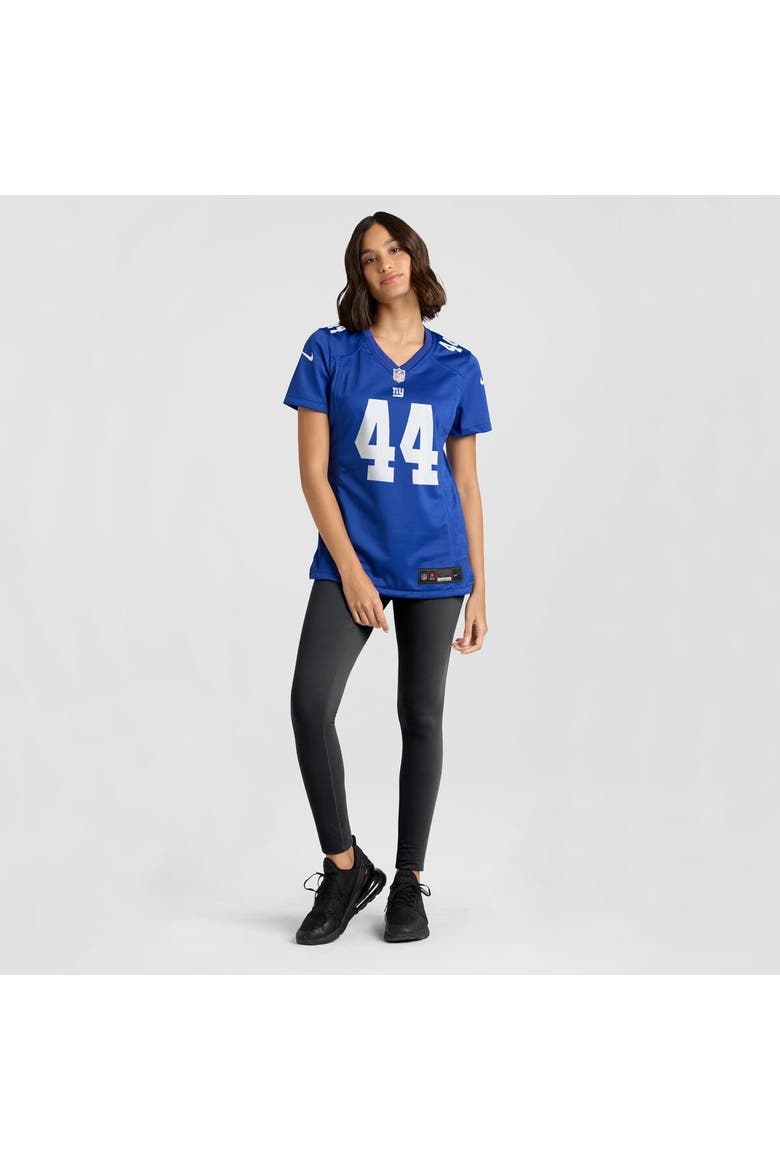 Women's Nike Cam Skattebo Royal New York Giants Team Game Player Jersey, Alternate, color, Royal