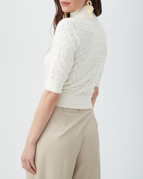 Trina Turk Mali Pullover In Whitewash