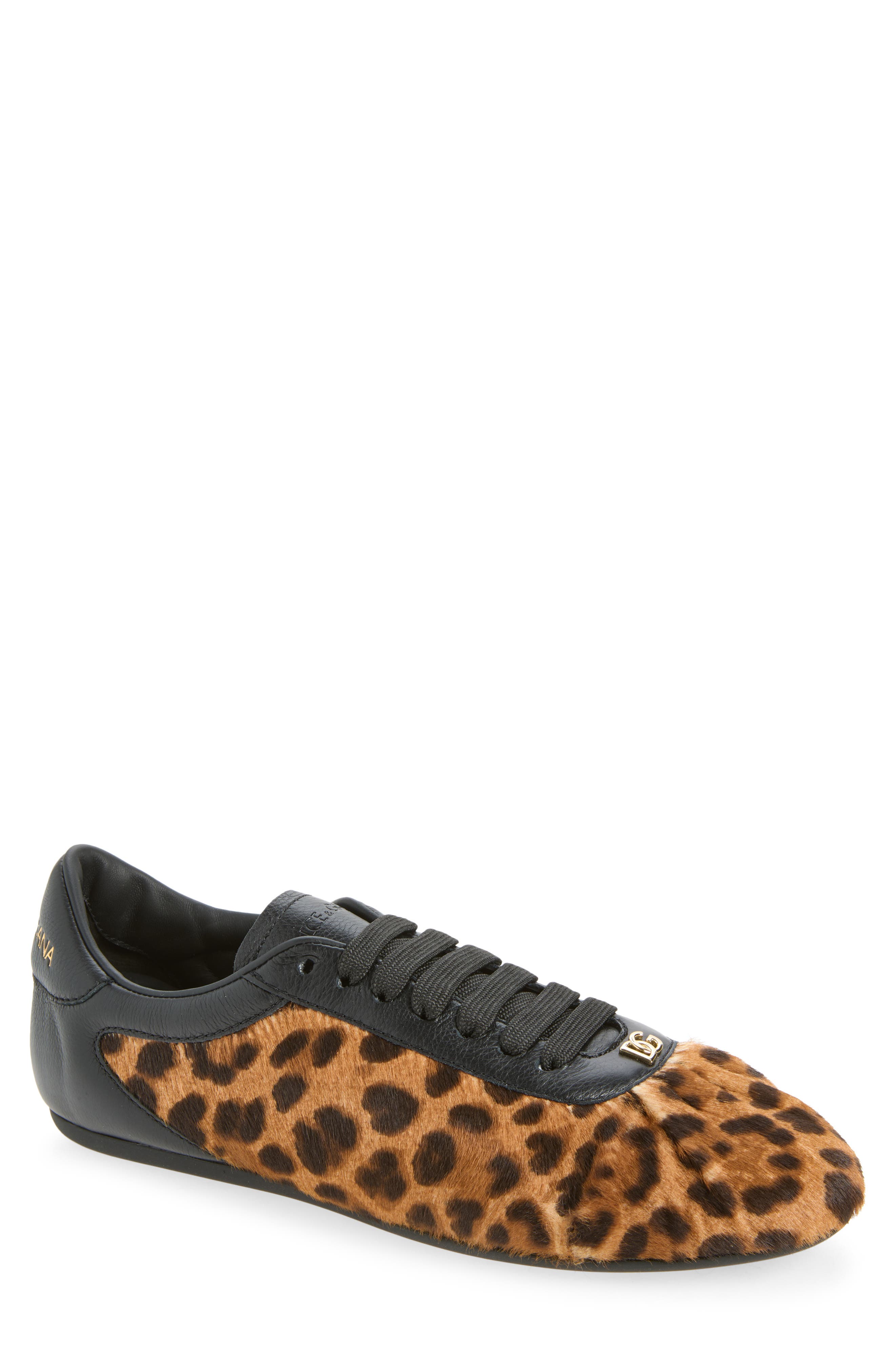 Soft Leather Ballet Sneaker, Main, color, HK5JF LEO F.NATURALE