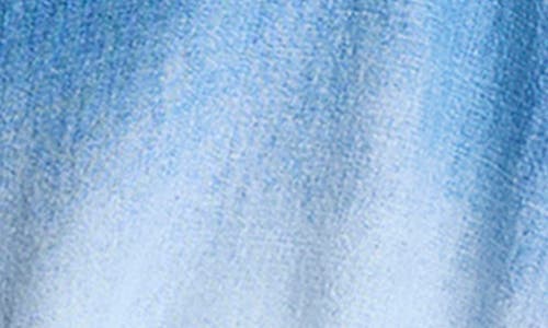 Shop Kenneth Cole Gradient Dye Oversize Button-up Shirt In Gradient Kc Dark Wash