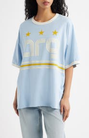 Daydreamer Argentina World Cup Oversized Graphic Ringer T-Shirt